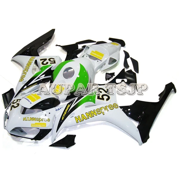 Комплект кузова для Honda cbr1000rr 06 07 CBR1000RR 2006 2007 CBR 1000RR 06 07 ABS Обтекатели зеленый белый и черный нижний Комплект кузова