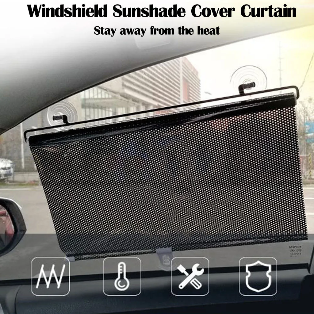 

kongyide sunshade cover Car Window Sunshade Retractable Foldable Windshield Sunshade Cover Curtain outdoor sun protection cover