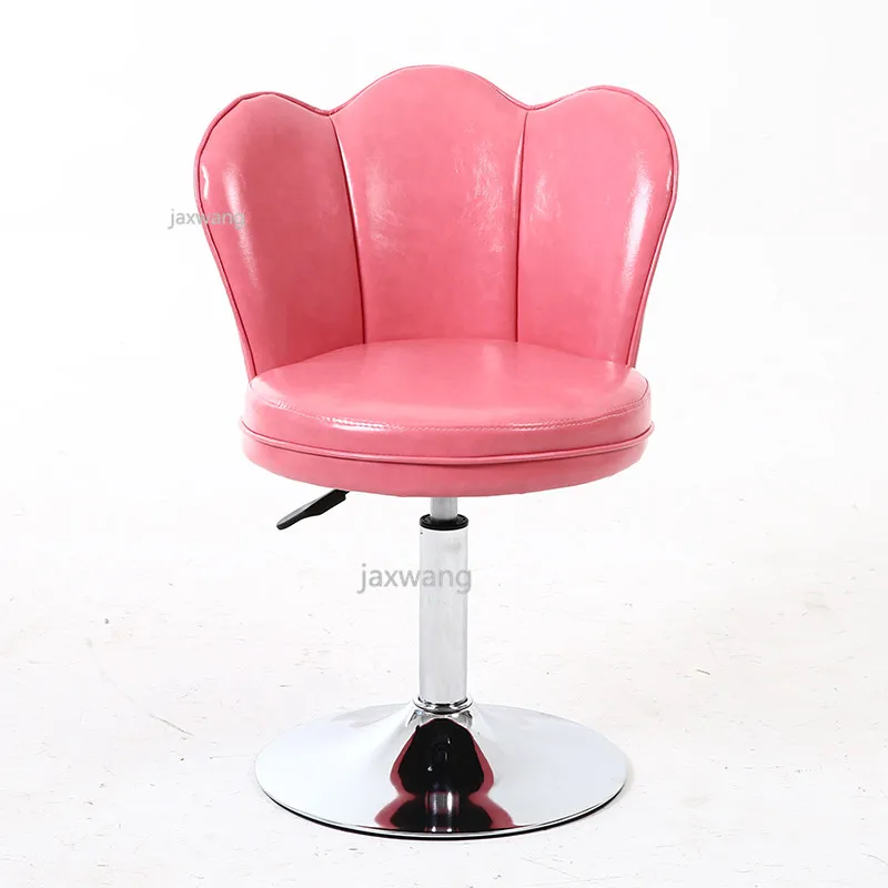 Барный стул, стул с подъемником, вращающийся высокий стул, индивидуальные барные стулья, домашние современные барные стулья, кресло с передним столом, высокое качество, офисное кресло - Цвет: Type A Pink