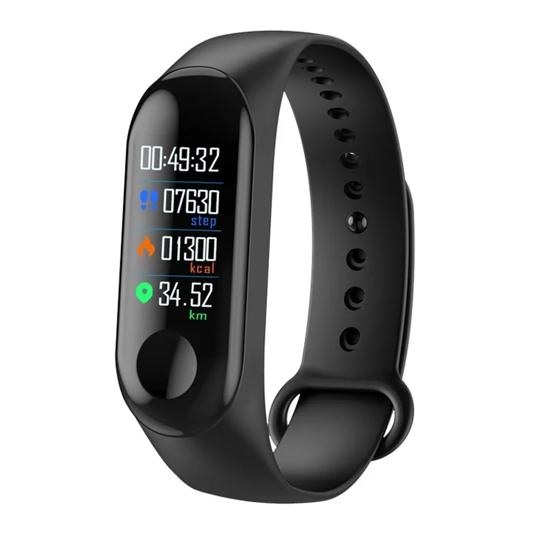 Smart Band Color Screen Bracelet Waterproof Sport Pedometer Activity Tracker Blood Pressure Heart Rate Monitor Smart Wristband 