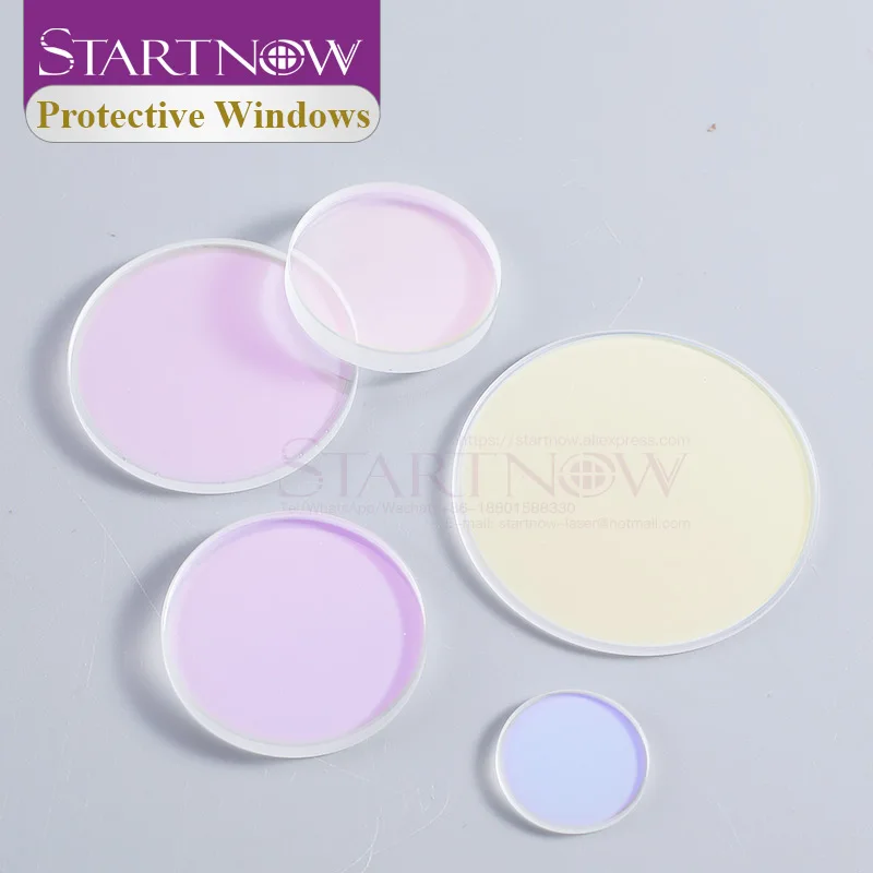 Startnow 1064nm Fiber Han’s Laser Head Protective Lens 42x4mm Cutting Machine Protection Lenses 40*2 6KW 40x3 40*5 Protect Lens
