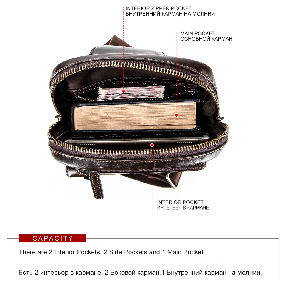 Кожа Для мужчин день, сумка на плечо, большой емкости Многофункциональный регулируемый плечевой ремень Для мужчин повседневная сумка Новинка; Лидер продаж