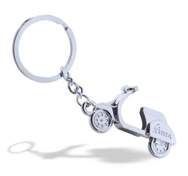 

Fashion 3D Small sheep motorcycle Scooter Metal Key Chains Pendant Keychain Keyfob Ring Men Women Children High Quality Gifts