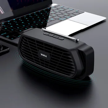 

2020 new Bluetooth portable speaker With antenna can be used as a radio bluetooth speaker tf card Support TF/USB/AUX/FM radio