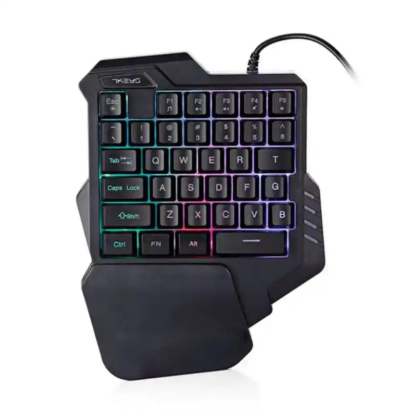 G30 1 6メートル有線ゲーledバックライト35キー片手膜キーボードlol Pubg Cf Keyboards Aliexpress