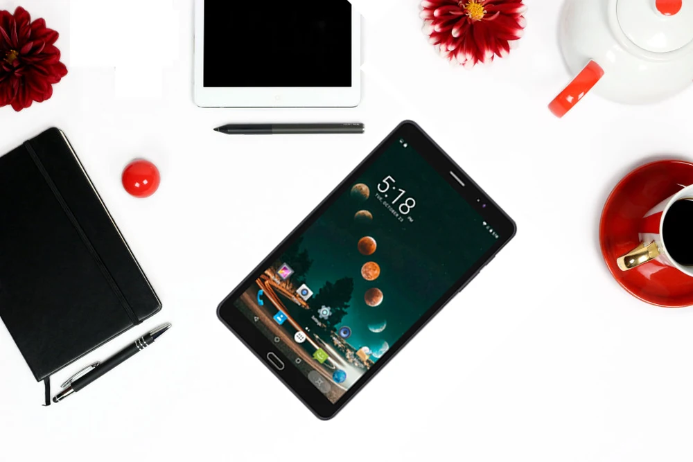 Новые 8 дюймов 4G телефонные звонки Планшеты Android 8,0 Восьмиядерный 4G + 64G планшет 3g 4G LTE две sim-карты ноутбук WiFi gps Bluetooth tab PC