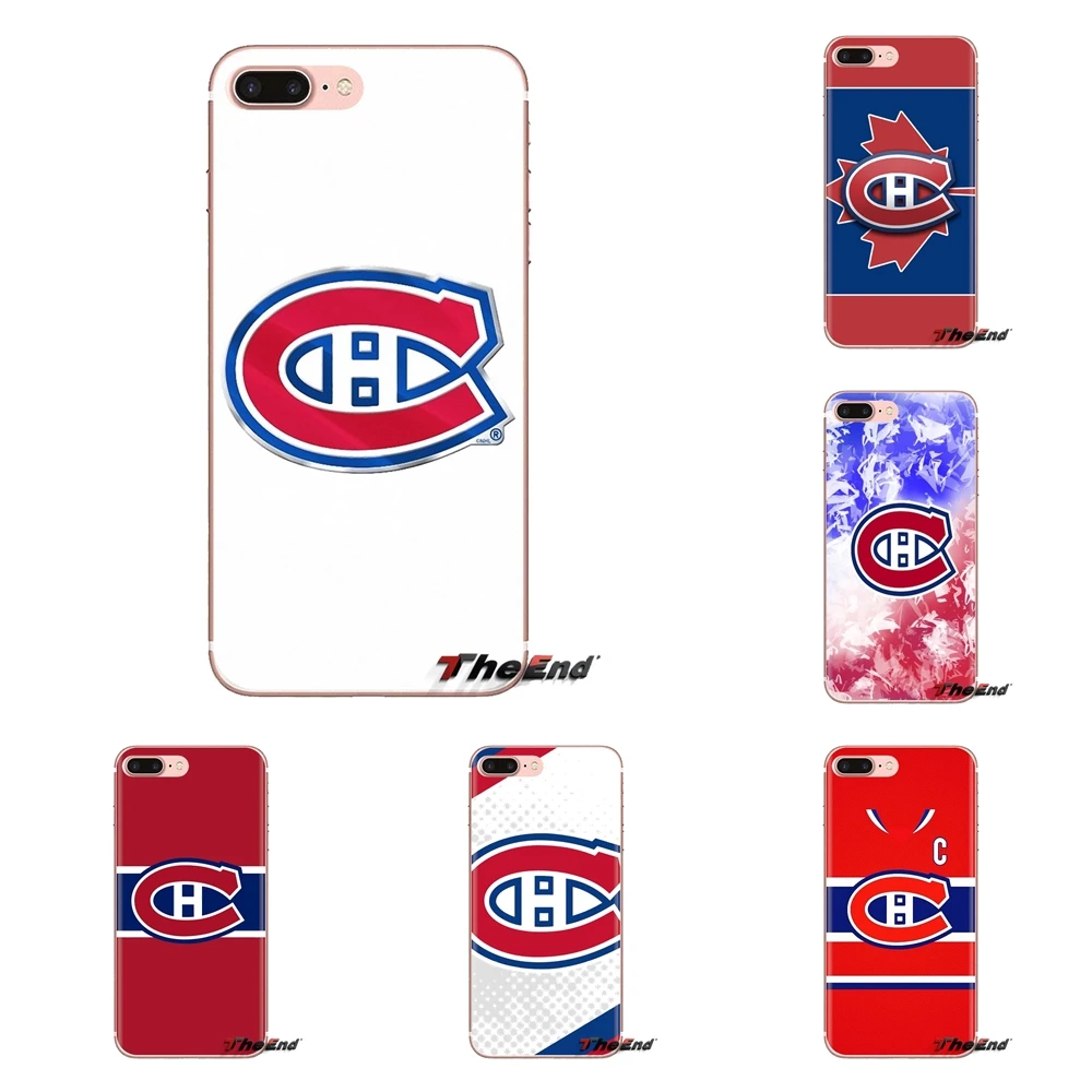 Хоккейные Чехлы Montreal Canadiens для телефонов samsung Galaxy S2 S3 S4 S5 MINI S6 S7 edge S8 S9 Plus Note 2 3 4 5 8 Coque