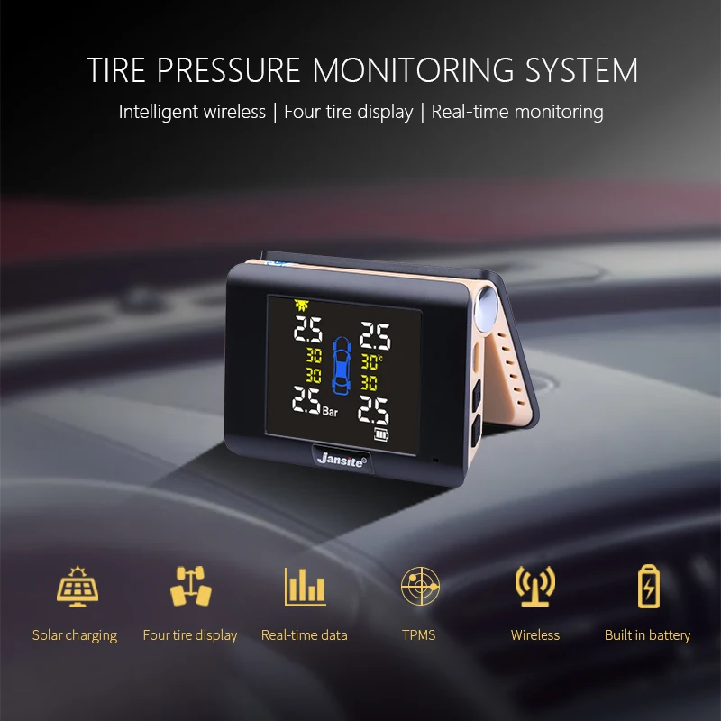 Vtopek Car TPMS 4 шины для автомобиля система мониторинга давления в шинах USB или