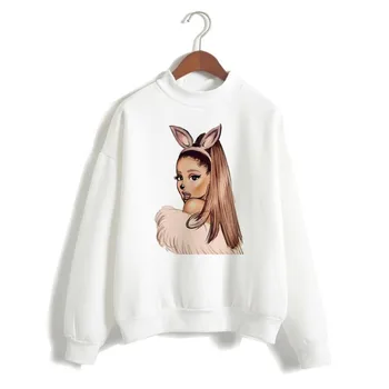 

Ariana Grande Sweatshirt No Tears Left To Cry Hoodie Women Cartoon Print Harajuku God Is A Woman Sweatshirts Pullover Warm Tops