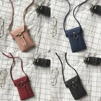 

Women Travel Leather Small Wallet Handbag Crossbody Shoulder Bag Cell Phone Bag