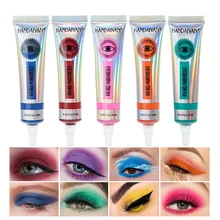

12 Color Matte Liquid Eyeshadows That Last Long and Are Not Easy To Fade Eye Makeup Multi-functional Eyeshadow Cream Cosmetics