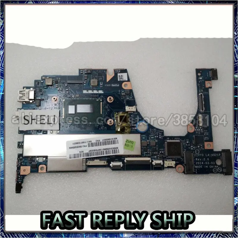 Материнская плата SHELI для Lenovo Yoga 2 13 с фотографическим процессором память 4G I3 4030U