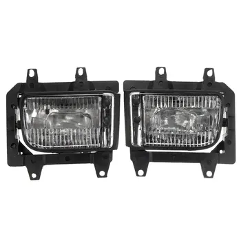 

Pair Front Bumper Fog Lights Yellow Crystal Clear Lens no bulbs For BMW E30 3-Series Sedan 1985-1993 63171385945/ 63171385946