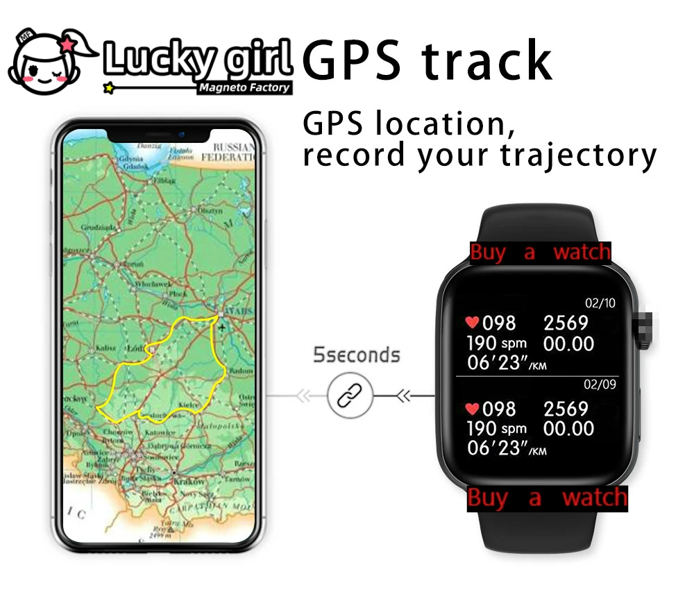 female gps watch