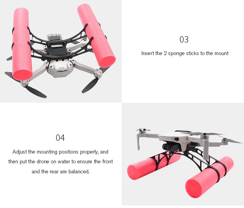 STARTRC DJI Mavic мини плавучие палки/поплавок комплект/демпфирования шасси тренировочный Комплект для DJI Mavic мини Дрон rc запчасти