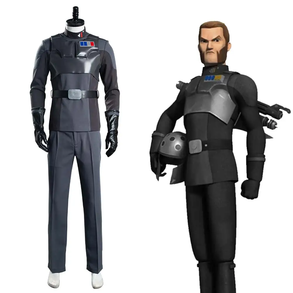 Star Cosplay Rebels Agent Kallus Cosplay Costume Men Uniform Tops 