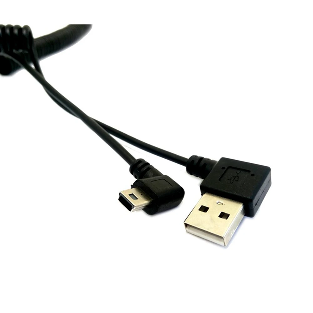 

Мини-USB-зарядка на 90 градиентов, Эластичный кабель для мобильных устройств и навигаторов