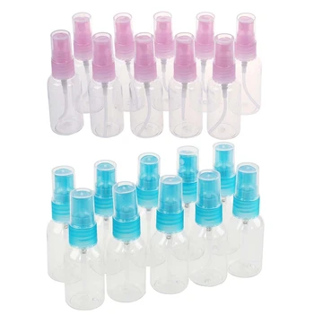 

10 Empty Cosmetics Transparent Atomizer Liquid Spray Bottle 30ml & 10 x 30 Ml Bottle Atomizer Spray Empty Plastic For Blue Eau D