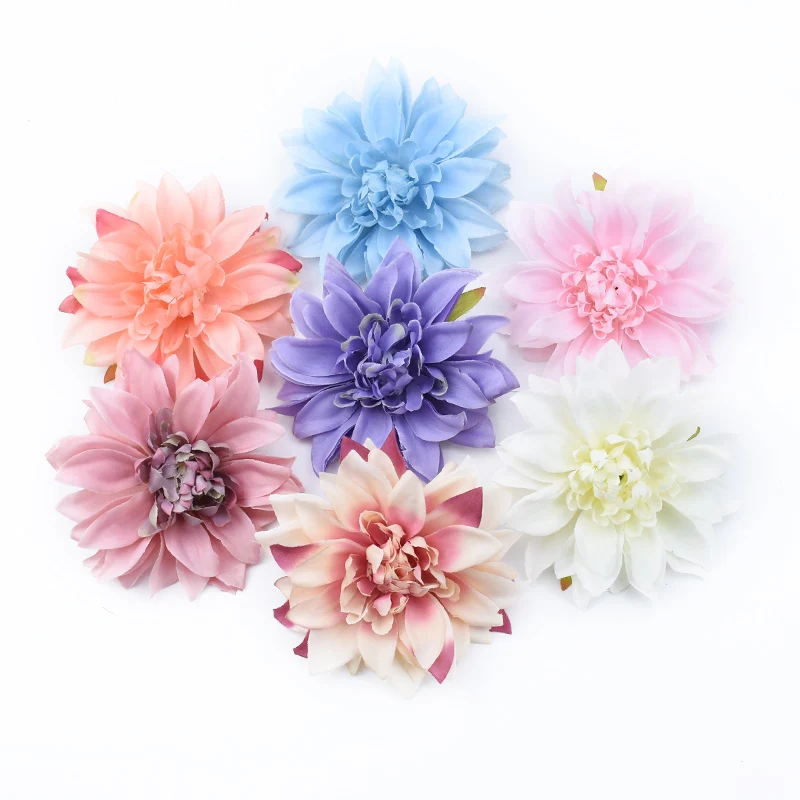 

6 Pieces Silk Gerbera 10cm wedding decorative flowers wall diy christmas wreath vase for home decor artificial flowers wholesale
