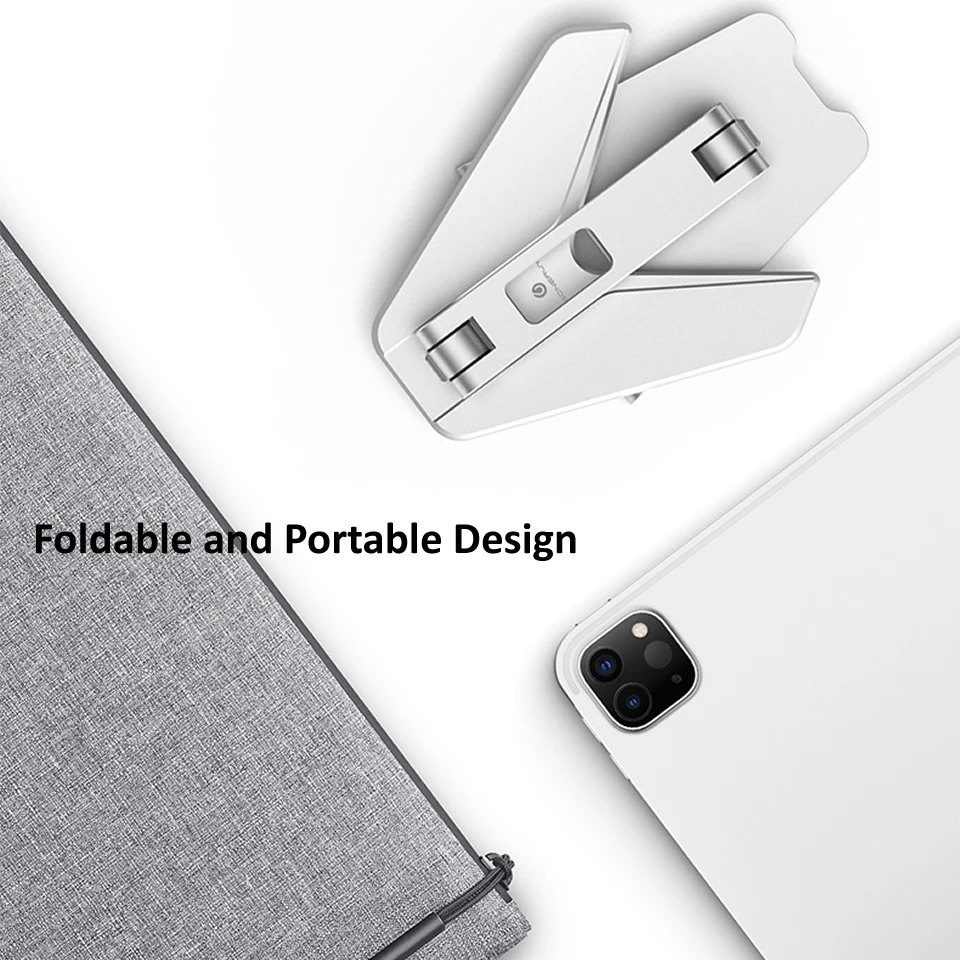 Suporte de Suporte para Tablet Dobrável Ajustável Xiaomi mi Pad Samsung Ipad Pro Air Mini 12.9 11 10.2 10.9 10.5 Suporte Acessórios - Imagem 5