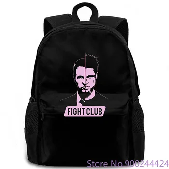

Fight Club, Movie Poster, David Fincher DTG BLACK All s women men backpack laptop travel school adult student