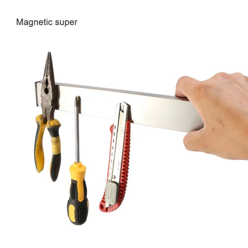 Магнитный самоклеющийся держатель для ножей длиной 31 см из нержавеющей стали 304 блок магнитный держатель для ножей стойка для ножей