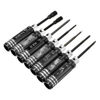 

7Pcs 1.5/2/2.5/3/4/5.5Mm Diy Hexagonal Hex Screw Driver Tool Set Screwdriver For Rc Camera Drone Fpv Quadcopter Helicopter Diy