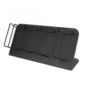 

4 Slots Stainless Steel Electric Hair Clipper Storage Rack Wall-Mounted Hair Cutter Trimmer Holder Stand Black Hairdressing