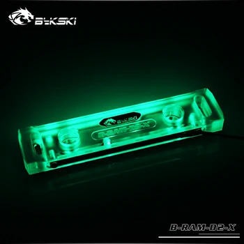 

Bykski 2 Channels Memory Copper WaterCooler RAM Water Block Support RGB Aurora AURA Mainboard,B-RAM-D2-X