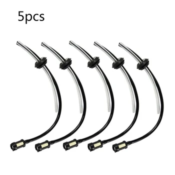 

5PCS Universal Trimmer Hose With Tank Filter Strimmer Trimmer Fuel Petrol Tank Filter Kit Brush Cutter Hose Pipe Garden Supplies