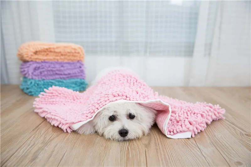 Hipidog полотенце для домашних животных супер-абсорбент синель полотенца для домашних питомцев из микрофибры супер сухое банное полотенце для домашних животных