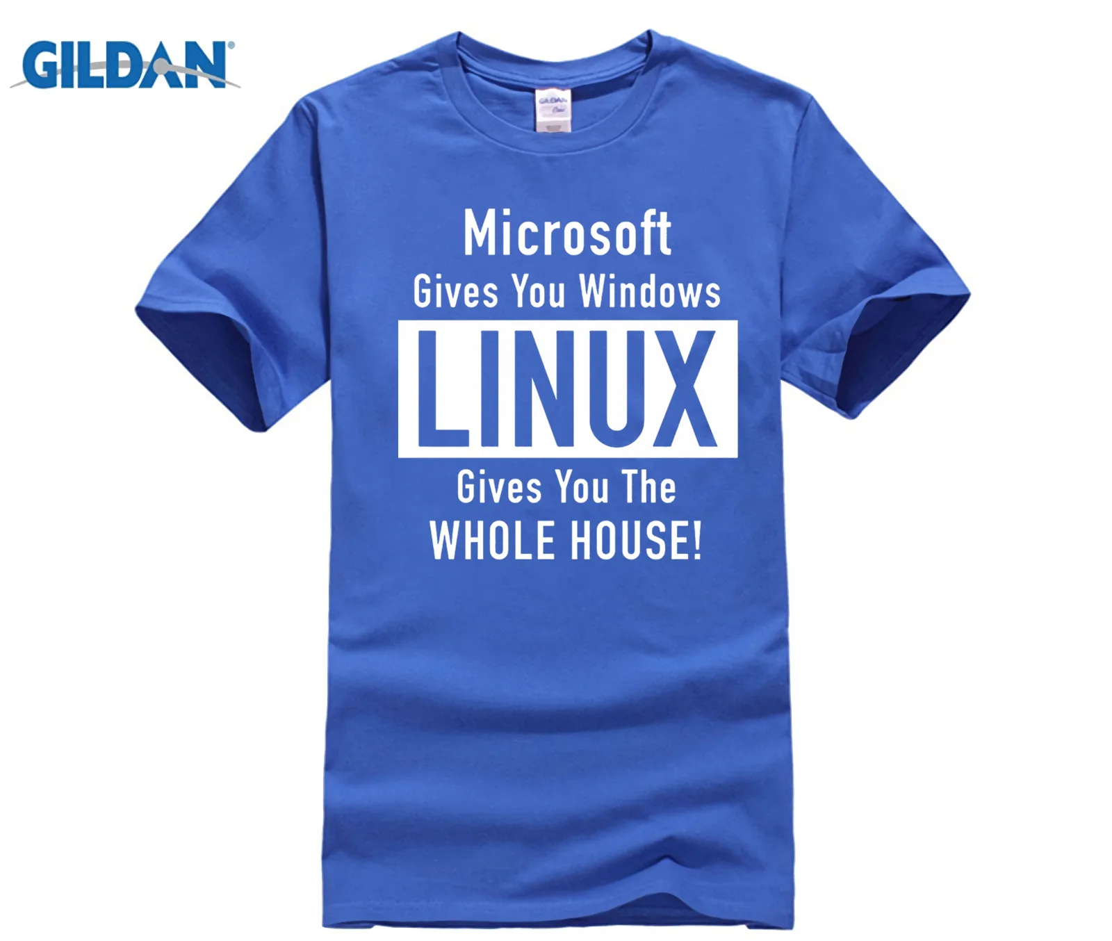 Горячие предложения Linux дает вам весь дом Персонализированная рубашка 2019 9 цветов