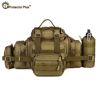 

Men's Tactics Bag Waist Pack Male Fanny Pack Molle Bag Anti-tearing Nylon Belt Pocket Military Messenger Bag Hunting Waist Bag
