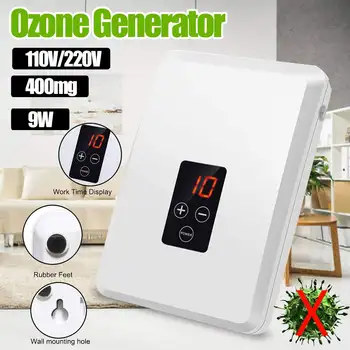 

110V/220V 400mg/h Portable Ozone Generator Ozonator Machine Air Purifier Disinfection Sterilization For Deodorizer Sanitizer