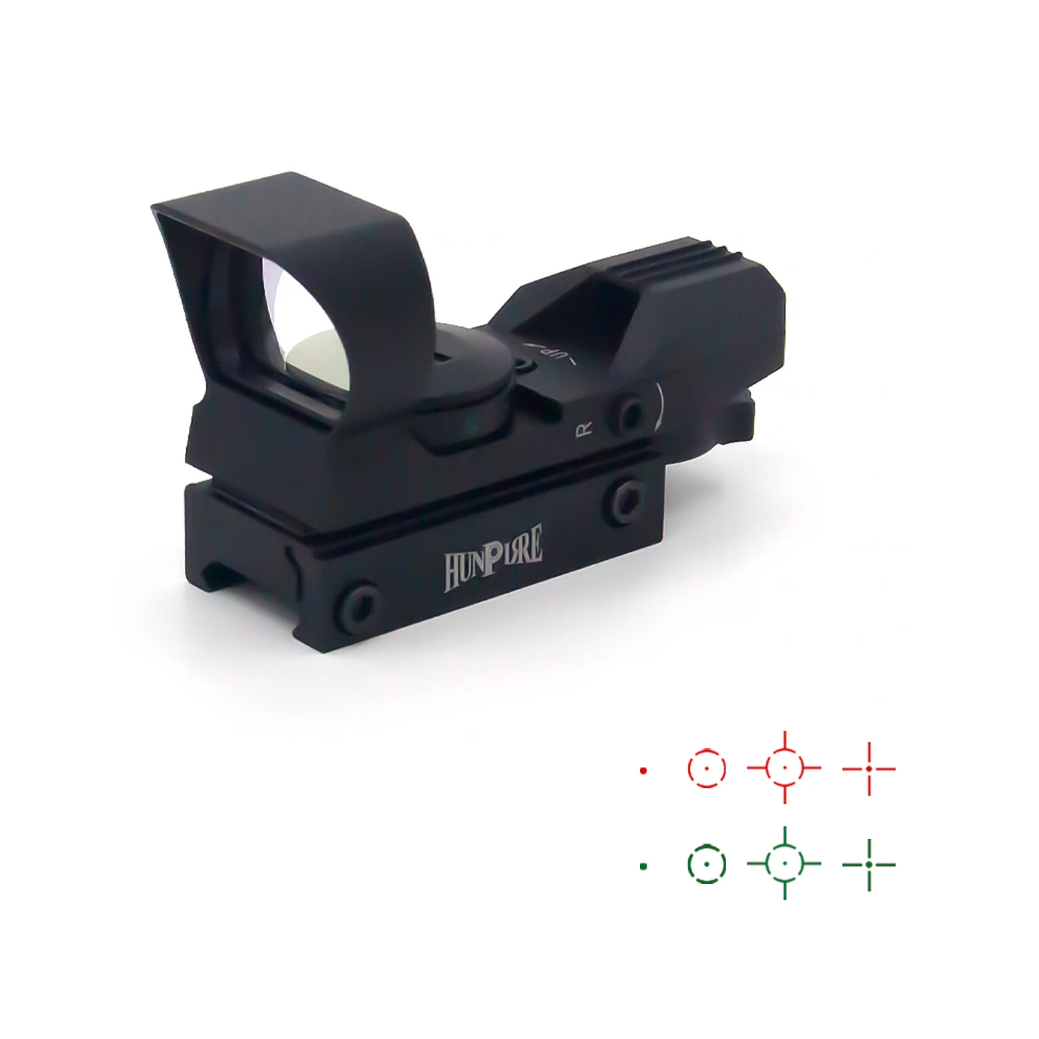 Tactical Optics 4 Multireticle Sight 1x22x33 Red Green Dot 20mm Rail
