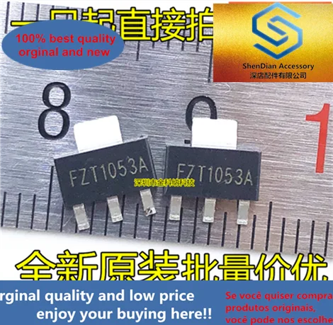 

10pcs only orginal new FZT1053ATA SOT-223 NPN transistor screen printing FZT1053A