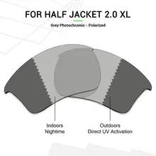 Mryok поляризованные Сменные линзы для солнцезащитных очков Оукли 2,0 XL серые фотохромные