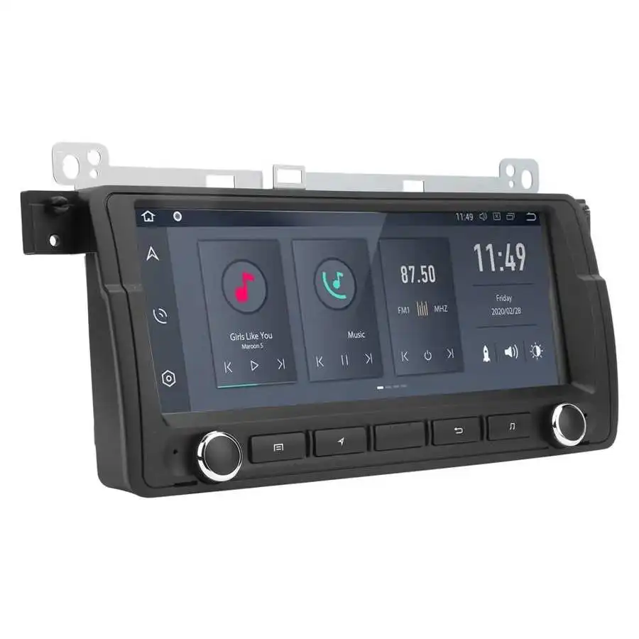 truck navigation 8.8in Car GPS Navigation Bluetooth with Steering Control Function for Android 10.0 Fit for BMW E46 truck gps