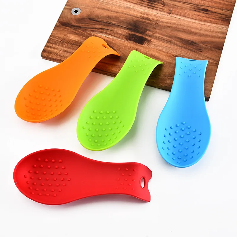 

Manufacturers Direct Selling Multi-functional Silica Gel shao zi jia Put shao dian Kitchenware Spoon Mat Spatula Care Kitchenwar