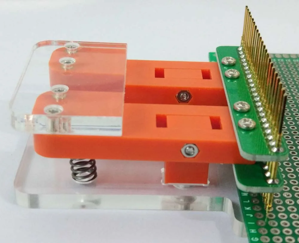 ЖК-экран испытательный PCB зажим приспособление оснастка зонд 2,54 длина провода 50 см