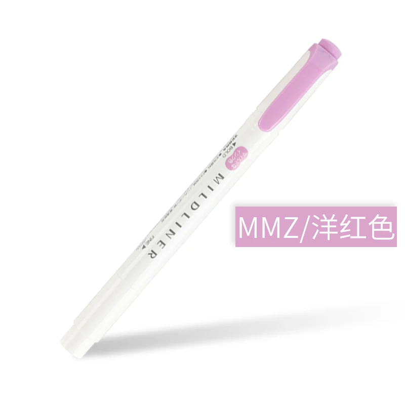 Magenta Zebra Mildliner пастельные текстовыделители WKT7 текстовый маркер японские канцелярские принадлежности - Цвет: Magenta