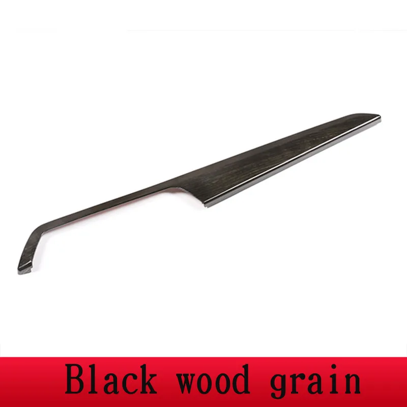 Black wood grain Для Mercedes Benz C Class W204 2010-2013 автомобиль ABS хром внутренняя центральная консоль Защитная панель Крышка отделка Аксессуары 5 цветов - Название цвета: Black wood grain