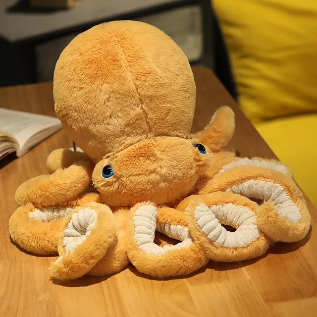 Poupee Poulpe Multiforme Et Reelle Jouet En Peluche De Calamar Oreiller De Seiche Animal Des Fonds Marins Cadeau Realiste Et Creatif Grande Aliexpress
