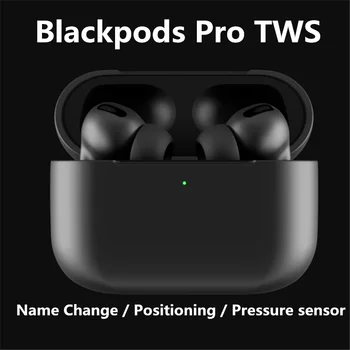 

Blackpods Pro TWS Name Change+Positioning Bluetooth Earphones In-ear Detection Wireless Headphones TWS Headset With Microphone
