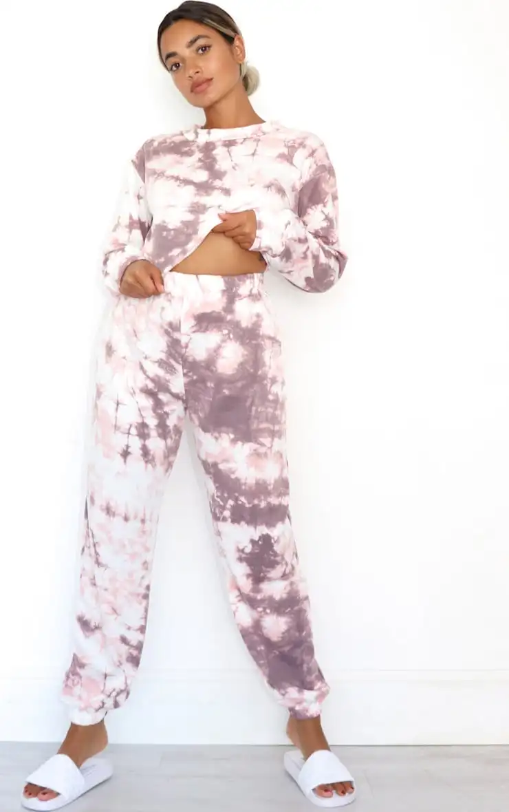 New Tie Dye Sport Suits Women Sets 
