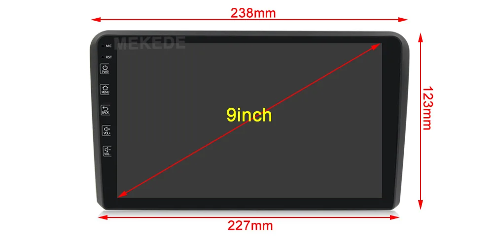 MEKEDE AHD 1280X720 Автомобильный gps мультимедийный плеер для Audi A3 8P 2003-2012 S3 2006-2012 RS3 Sportback 2011 поддержка 4G sim-карты