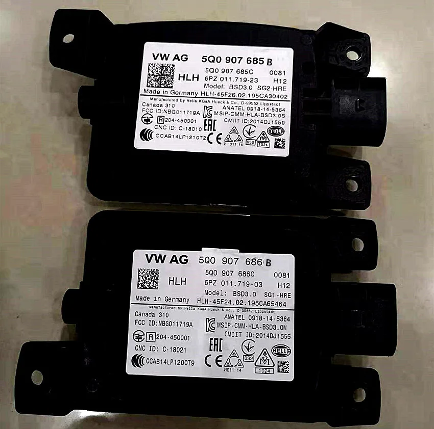 Для VW GOLF 7 MK7, сменная система боковой помощи, модуль датчика, радар 5Q0 907 685 B 5Q0 907 686 B