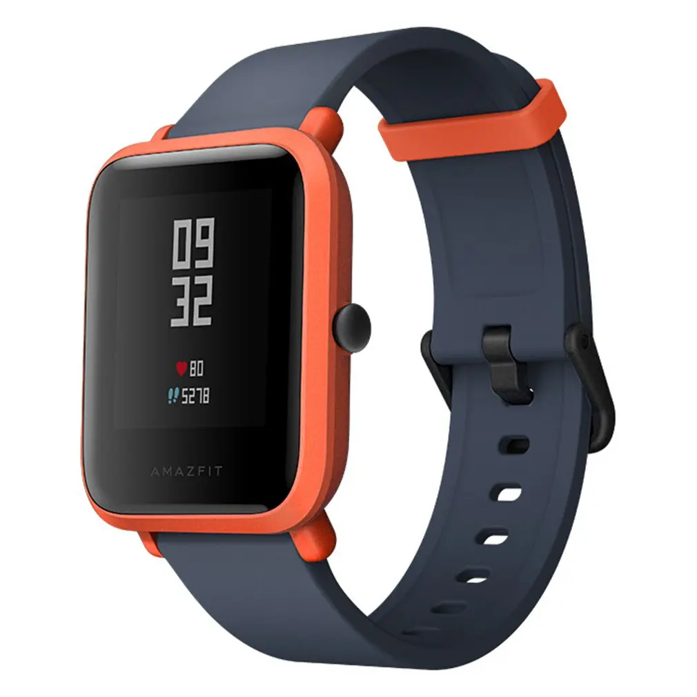 ORANGE Смарт-часы Xiaomi Huami Amazfit Bip, gps, умные часы, Android iOS, монитор сердечного ритма, 45 дней, срок службы батареи IP68, всегда на дисплее - Цвет: ORANGE