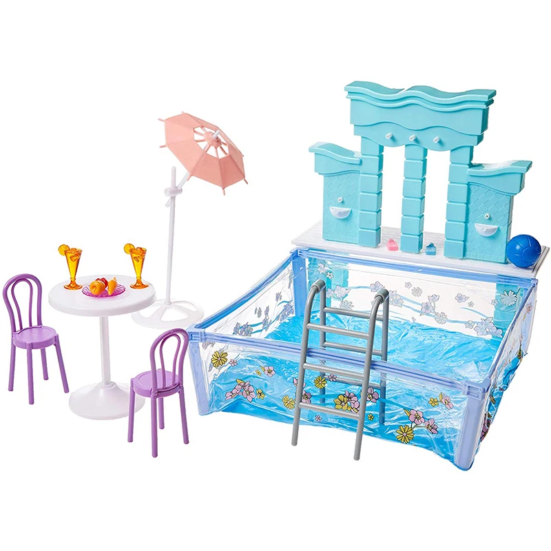 barbie water park playset