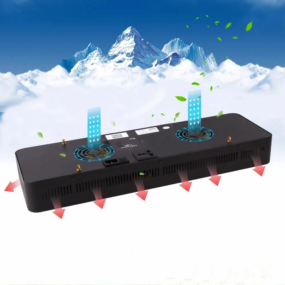 Удлиненный светодиодный аквариумный светильник с Bluetooth управлением 165 Вт полный